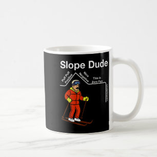Lustiger Slope-Typ Algebra Geometrie Mittelschule Kaffeetasse