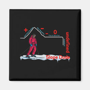 Lustiger Slope-Typ Algebra Geometrie Mittelschule  Magnet