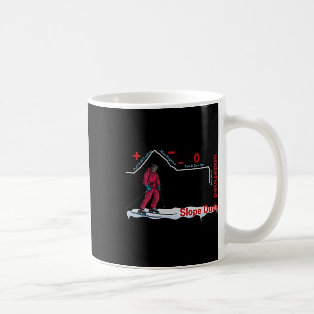 Lustiger Slope-Typ Algebra Geometrie Mittelstufe M Kaffeetasse (Rechts)