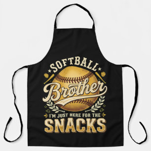 Lustiger Softball-Bruder Snacks Sport Schürze