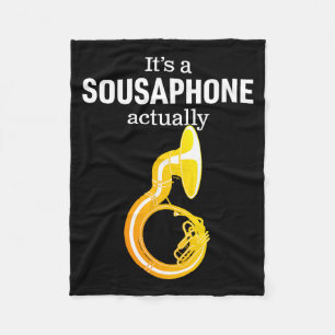 Lustiger Sousaphon-Humor für den stolzen Sousaphon Fleecedecke