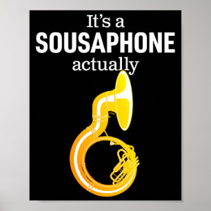 Lustiger Sousaphon-Humor für den stolzen Sousaphon Poster