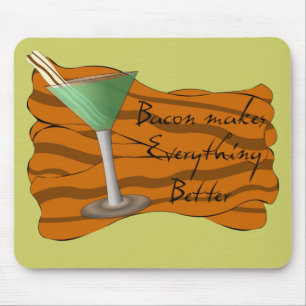 Lustiger Speck Martini Mousepad