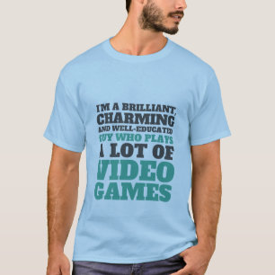 Lustiger Spiel-T - Shirt für Geeks und Gamers