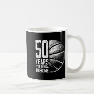 Lustiger Spieler Jahre Basketball Basketball 50. 5 Kaffeetasse
