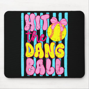 Lustiger Spieltags-Softball-Mutter-Mannschaftsspor Mousepad