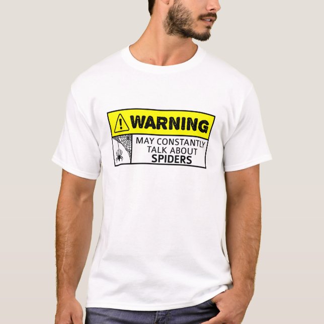 lustiger Spinnenfreund T-Shirt (Vorderseite)