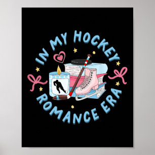 Lustiger Sport-Romanze-Leser, der in meiner Hockey Poster