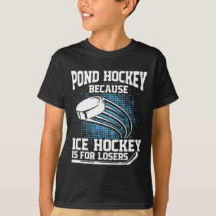Lustiger Sport Teich Hockey Spieler (9) T-Shirt
