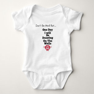 Lustiger Sprichwort-Baby-Bodysuit Baby Strampler