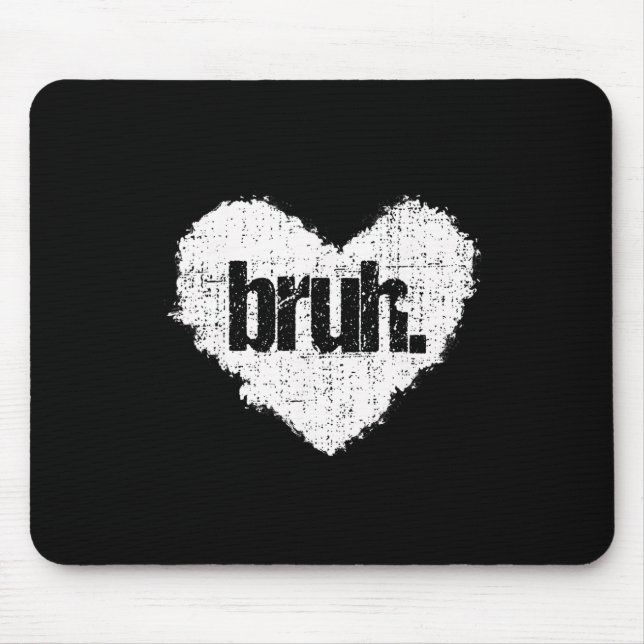 Lustiger Spruch Bro Gruß Teens Jungs Val Mousepad (Vorne)