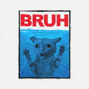 Lustiger Spruch Bruder Gruß Teens Jungen Bruh Meme Fleecedecke