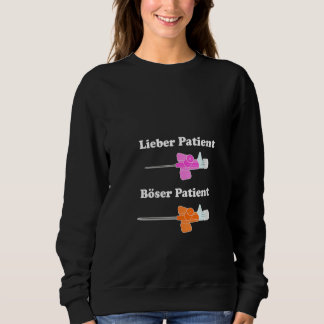 Lustiger Spruch Frauen Rettungsdienst Narkose Medi Sweatshirt