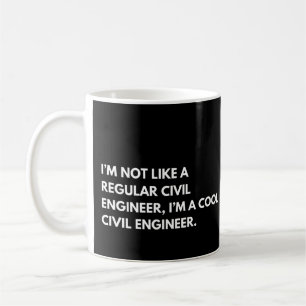 Lustiger Spruch für Bauingenieure Kaffeetasse