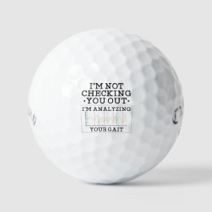 Lustiger Spruch für Physiotherapeuten Golfball