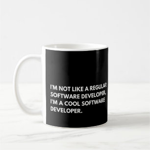 Lustiger Spruch für Softwareentwickler Kaffeetasse