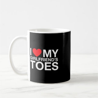 Lustiger Spruch Herz meine Freundin Zehen sarkasti Kaffeetasse