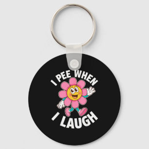 Lustiger Spruch Ich Pipi Wenn Ich Lache Blume Lust Schlüsselanhänger
