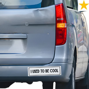 Lustiger Spruch Ich war mal Cool Fahrhumor  Autoaufkleber