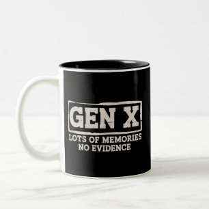 Lustiger Spruch Sarkastisch Gen X Viele Erinnerung Zweifarbige Tasse