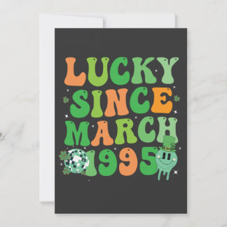 Lustiger St. Patrick's Day Glückspilz seit März 19 Einladung