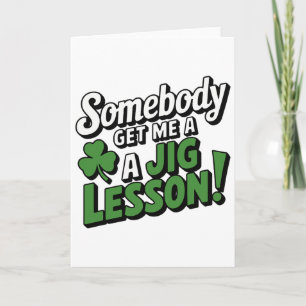 Lustiger St. Patricks Day Irischer Stolz Shamrock Karte