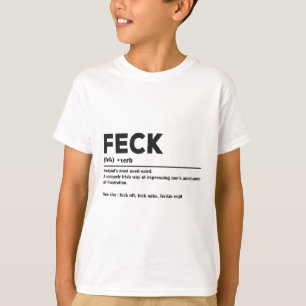 Lustiger St. Patricks Day Irish Feck Definition Fü T-Shirt