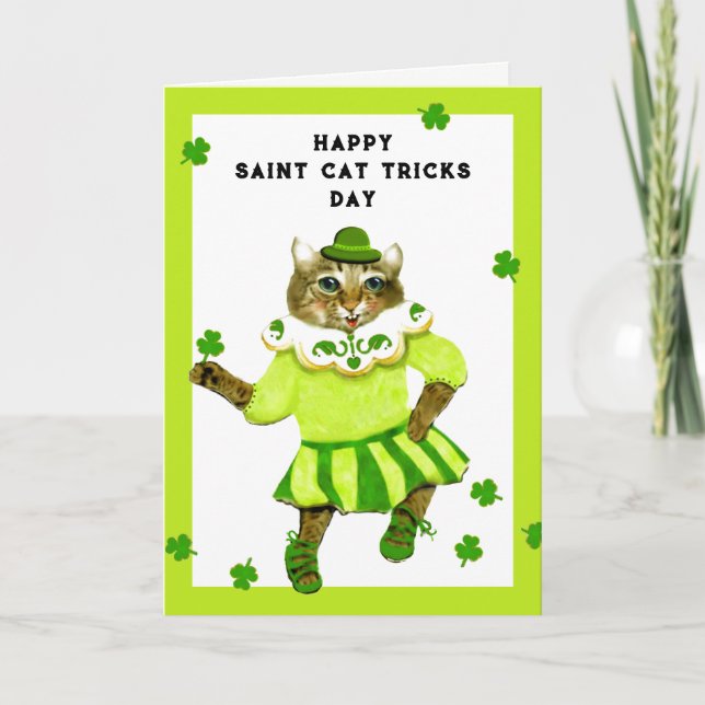 Lustiger St. Patrick's Day Karte (Vorderseite)