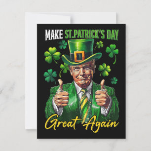 Lustiger St. Patrick's Day Parodie Feiertagskarte