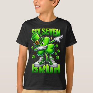 Lustiger St. Patrick's Day Six Seven Bruh 67 Meme T-Shirt