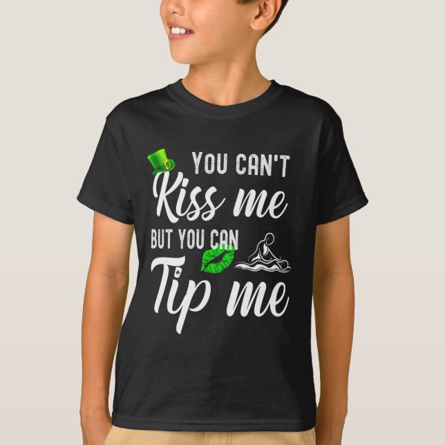 Lustiger St. Patricks Day Tee Mage Therapeut Männe (Vorderseite)