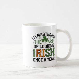 Lustiger St. Patricks Tag Irischer Stolz Shamrock  Kaffeetasse