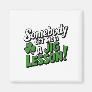 Lustiger St. Patricks Tag Irischer Stolz Shamrock  Magnet