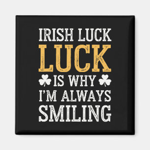 Lustiger St. Patricks Tag Irischer Stolz Shamrock Magnet
