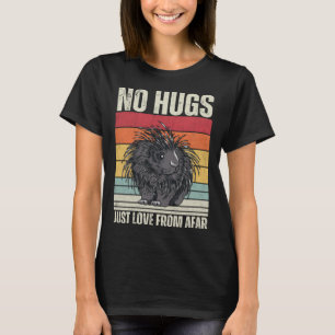 Lustiger Stachelschwein, Keine Umarmungen, Vintage T-Shirt