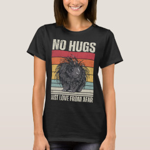 Lustiger Stachelschwein, Keine Umarmungen, Vintage T-Shirt