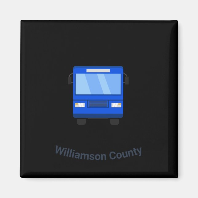 Lustiger Stadtbusfahrer So rolle ich  Magnet (Vorne)