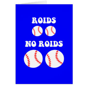 Lustiger Steroidbaseball