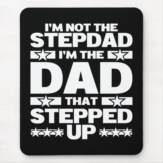 Lustiger Stiefvater, der Dad, der einsprang, Bonus Mousepad (Vorne)