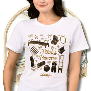 Lustiger stilvoller Pilates-Prinzessin-Workout-Nam Tri-Blend Shirt