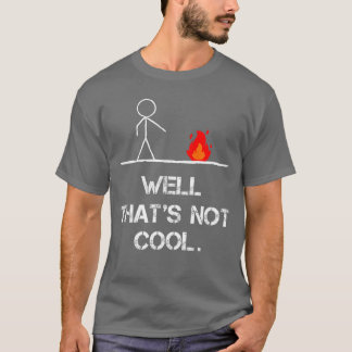 Lustiger Stockmann Wellhats Nicht Cool Vintage Pun T-Shirt