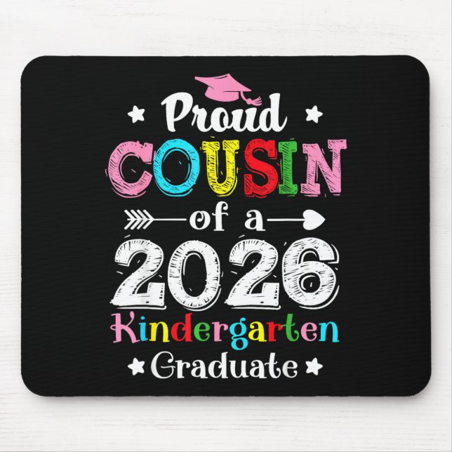 Lustiger stolzer Cousin einer Kindergartengruppe v Mousepad (Vorne)