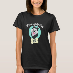 Lustiger stolzer Husky-Vater Sibirischer Husky Lus T-Shirt