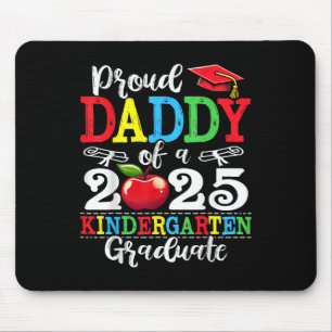 Lustiger stolzer Papa eines Cl von 2025 Kindergart Mousepad