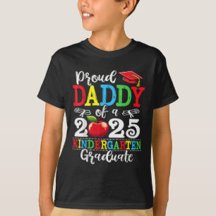 Lustiger stolzer Papa eines Cl von 2025 Kindergart T-Shirt