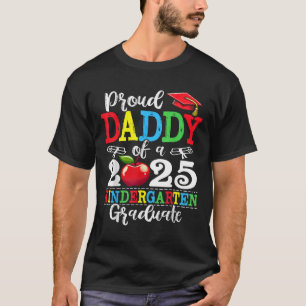 Lustiger stolzer Papa eines Cl von 2025 Kindergart T-Shirt