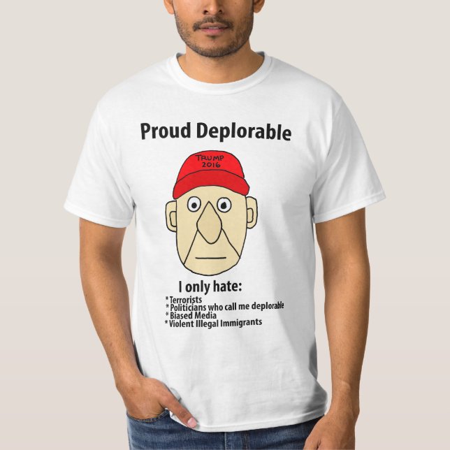 Lustiger stolzer verurteilungswürdiger politischer T-Shirt (Vorderseite)