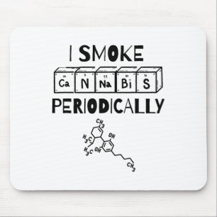 Lustiger Stoner-Tag Periodensystem Wissenschaft Th Mousepad