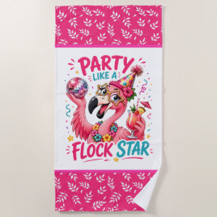 Lustiger Strand rosa Flamingo Strand Strandtuch