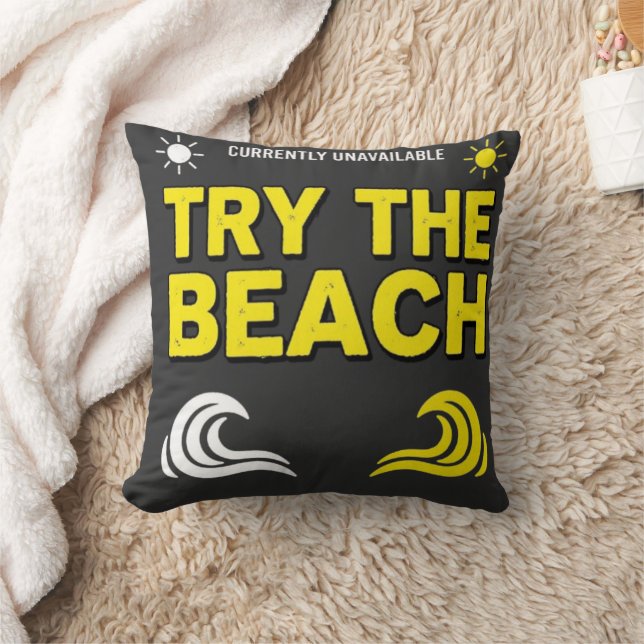  Lustiger Strandurlaub Kissen (Decke)